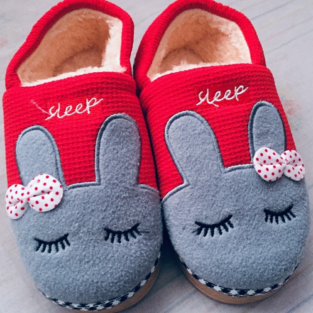 Girl's Cozy House Slipper Shoes - Size 9/10